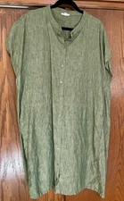 Eileen Fisher Organic Linen Shirtdress size 3X