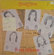 Speed Limit First Offence Vinyl Record LP VG+/VG SATL4011 1978
