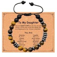 Daughter Gifts for Women,I Love You Morse Code Bracelets for Women,Birthday Gift