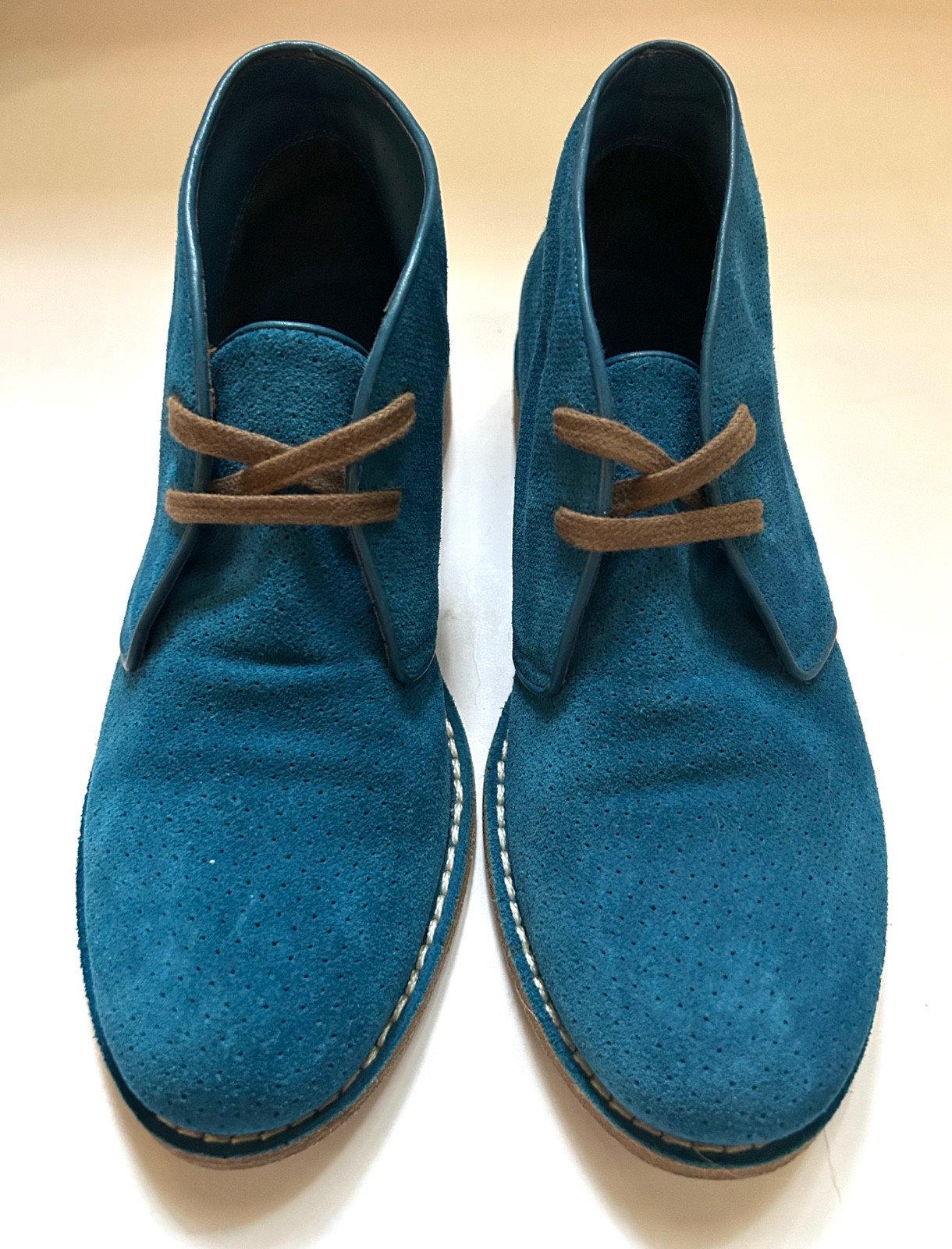 Bottega Veneta Italian Suede Desert Chukka Ankle Boots Shoes - 37 - Excellent thumbnail 15