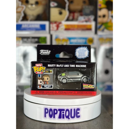 Back to the Future Marty McFly and Time Machine Funko Bitty Pop! Ride