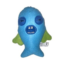 Fuggler Blue  Green Fish Plush 6-14 inch