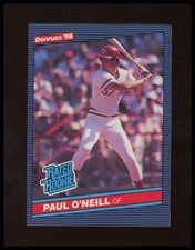 1986 Donruss #37 Paul O'Neill Rated Rookie Baseball Card. rookie card picture