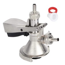 Stainless Steel A-Type Keg Coupler Beer Dispenser Connector &ndash; Durable