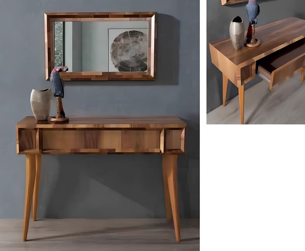 Konsole Schminktische Schlafzimmer Italien Schminktisch Konsolen SekretäR Neu-image