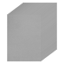 20 Sheet A4 Glitter Grey Card Stock, 8"x11" Paper for DIY Crafts