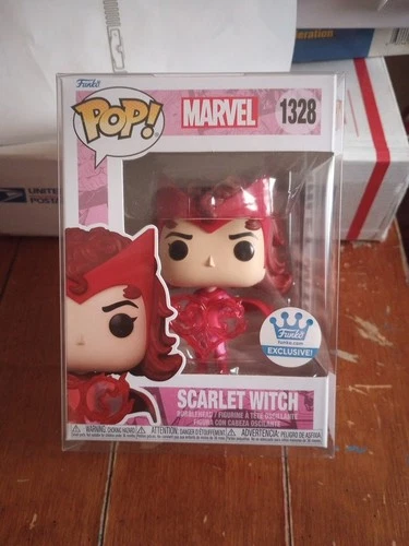 Funko Pop! Vinyl: Marvel - Scarlet Witch - Funko (Exclusive) #1328 W/protector