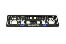 Set of 2 Subaru EU License number plate holders / Frames