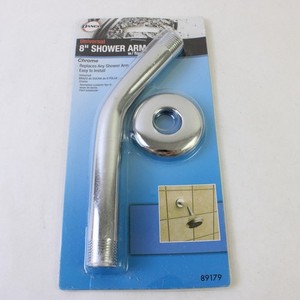Danco 89179 Universal 8 in Shower Arm with Flange Chrome NEW