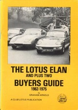 Lotus Elan and Plus Two Buyers' Guide 1962-1975 - Graham Arnold Club Lotus