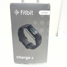 Fitbit Charge 6 Fitness Tracker - Black / Activity Tracker Heart GPS Google NIB