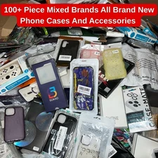 Bulk Wholesale Lot of 100 Mixed Cell Phone Cases Accessories Iphone Android Mix