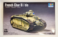 Trumpeter 1/72 French Char B1 bis Tank Model Kit -- Open Box
