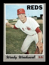 1970 Topps #296 Woody Woodward Reds EX+ *w8