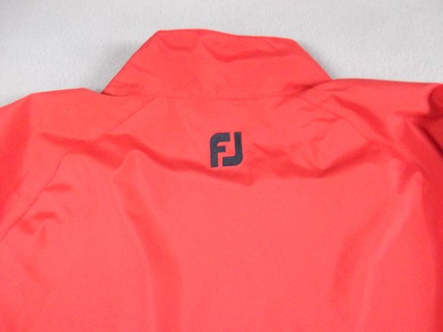 Chaqueta de lluvia FootJoy DryJoys roja negra para mujer mediana impermeable golf cortavientos - Imagen 12 de 12