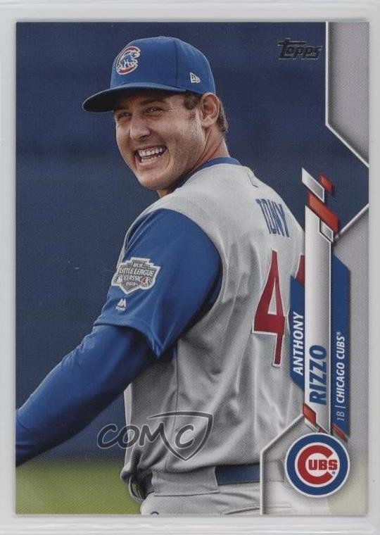 2020 Topps Update SP Photo Variation Anthony Rizzo (Smiling Vertical) #U-201 5f7