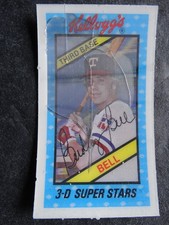1980 Kellogg's 3-D #53 Buddy Bell Texas Rangers Baseball Card
