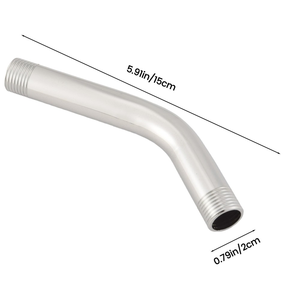 Edelstahl-Duschverlängerungsarm 35 Cm – Verstellbar, Elegant, Einfach Zu Montieren