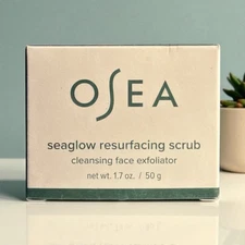 Osea Seaglow Resurfacing Scrub Cleansing Face Exfoliator 1.7 oz 50g ~ NIB/AUTH
