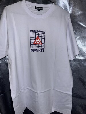 chinatown market Benjamin Moore White T Shirt Size Medium 