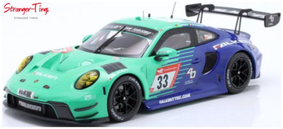 IXO Porsche 911 (992) GT3 R 24h Nurburgring #33 2023 Falken Bachler 1/18