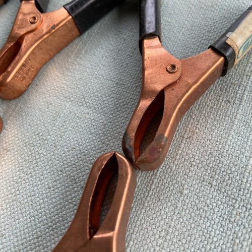 Mueller Electric No 46-C Solid Copper Battery Clips Clamps Red Black 3 Sets NEW - Picture 9 of 9
