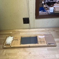 Bamboo Bathtub Caddy Sponge Expandable Bathtub Caddy Tray