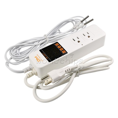 DM-808TT AC85-250V 10A Dual Digital Temperature Controller Control Power Socket - Picture 3 of 7