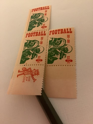 USA Stamp MINT 6c Stamps Cents United States Postage 1968 & 1969 FLAGS FOOTBALL - Picture 7 of 7