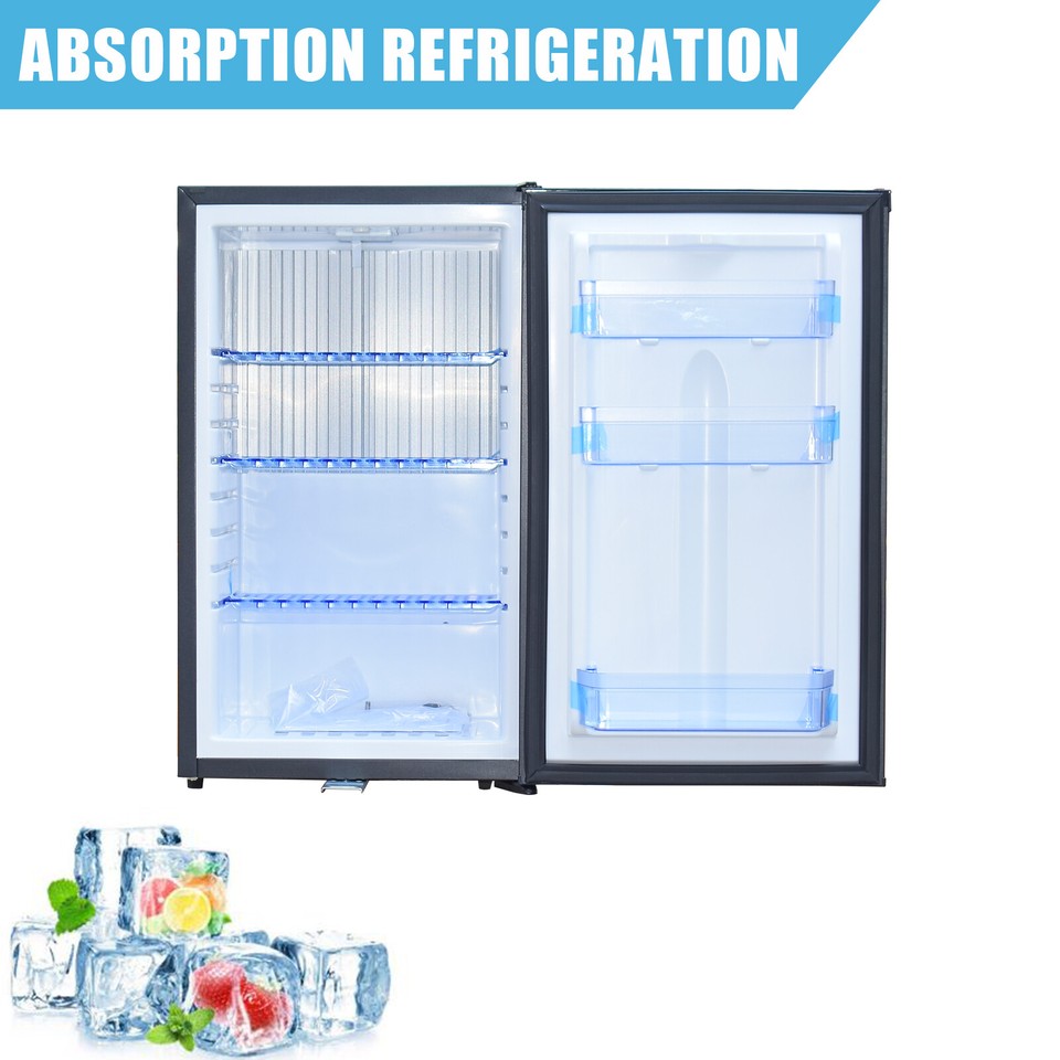 Mini RV Refrigerator 12V Semi Truck Fridge AC DC Compact Silent Cooler ...