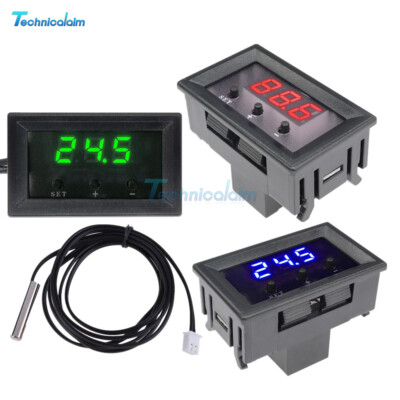 W1209 Thermostat 12V Digital Temperature Controller Switch Sensor+Case -50~110°C