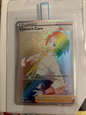 Pokémon TCG Cherens Care Brilliant Stars 177/172 Holo Secret Rare | eBay