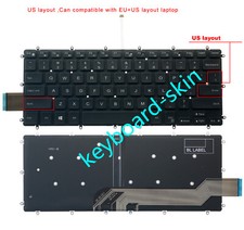 US backlit Keyboard for Dell Inspiron 14-3000 3480 3481 3482 3490 3493 7467 7472