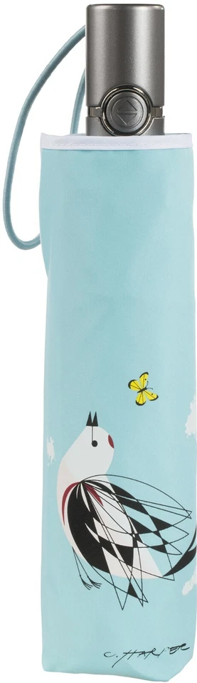 Charles/Charley Harper totes-Isotoner Pop-up Umbrella Spring Birds - Image 2 of 3