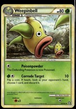 Weepinbell Uncommon - HGSS Triumphant 53/102 2010 LP+ Pokemon Card
