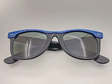 Vintage B&L Ray Ban Bausch & Lomb G15 Gray Wayfarer Blue Street Neat