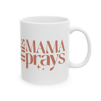 This Mama Prays Mug Christian Mom Faith Gift Coffee Cup