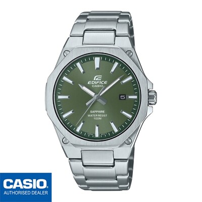 CASIO EFR-S108D-3AVUEF EFR-S108D-3A Cristal ZAFIRO EDIFICE Classic VERDE Hombre