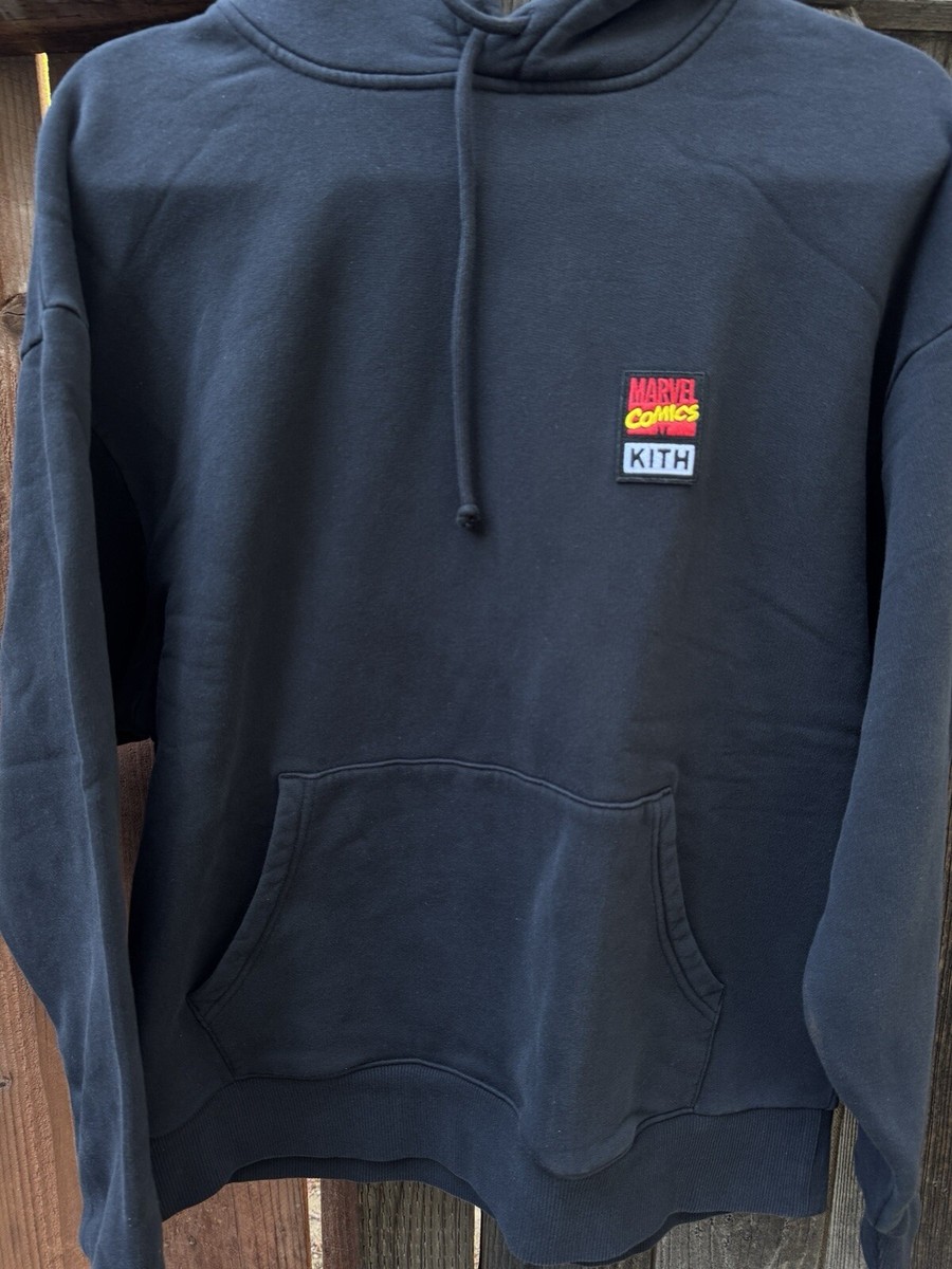 トップス Marvel Kith Vintage Nelson Hoodie KITH x Marvel Comics Vintage Nelson Hoodie|L|Black Sold out