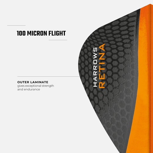 5 SETS (15) Harrows Retina Dart Flights Kite Shape Solid Plain Colours Tough - Picture 55 of 91