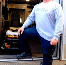 NEW GILDEN "EMS LIFE" LONG SLEEVED T SHIRT-GREY-L,XL,M S