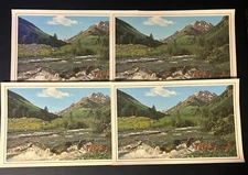 4 Matching Vintage Gas Station Customer Placemat Art Prints Free With Fill-Up