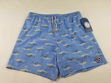 NWT LIFE IS GOOD Men s Swim Trunk Blue Size L Polyester 4775