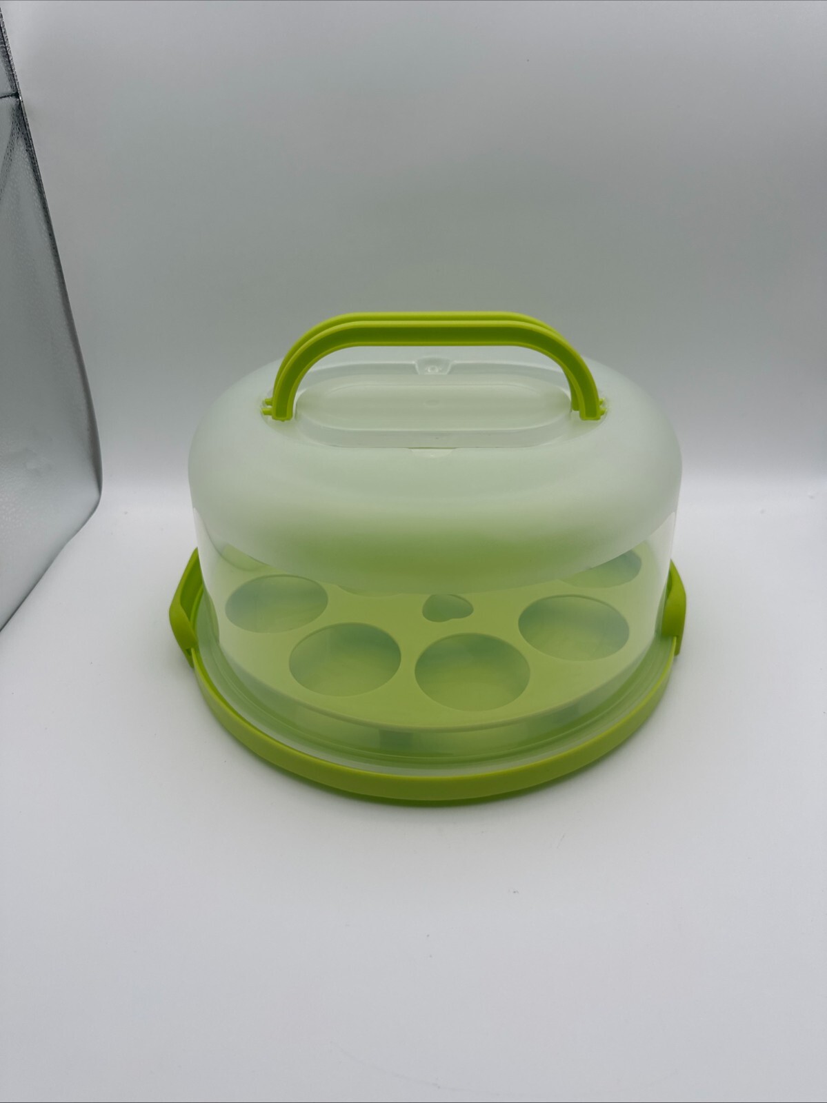 Cake Carrier w/ Lid & Handle, 3 in 1 Transport Storage Conta