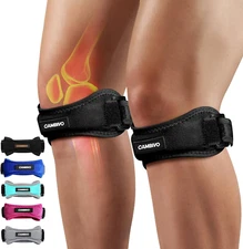 2 Pack Knee Braces for Women and Men, Patella Knee Support Strap, Basketball,...