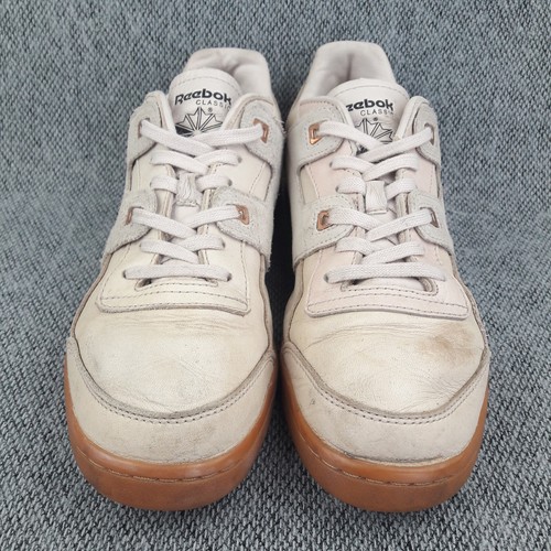 Reebok Trainers Womens UK 6 EUR 39 Workout Lo Plus Sand Lace Up Designer Shoes - Picture 3 of 14