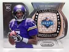 2014 Panini Prizm Die Cut CR2 Class Rings Teddy Bridgewater RC Vikings
