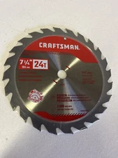 Craftsman CMAS272524 7-1/4 in. D X 5/8 in. Carbide Circular Saw Blade 24 teeth