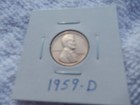 1959-D Lincoln Cent Circulated - Perfect For Coin Books! — photo 1