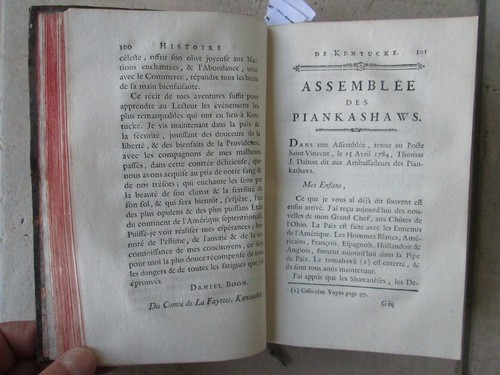 HISTOIRE DE KENTUCKE, 1785 (Daniel Boone, indiens) + TIPOU SULTAN, 1788. - Picture 7 of 24